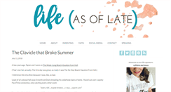 Desktop Screenshot of lifeasoflate.com